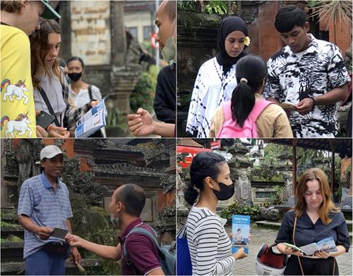 图1：乌布皇宫（Puri Agung Ubud）的周边地区，